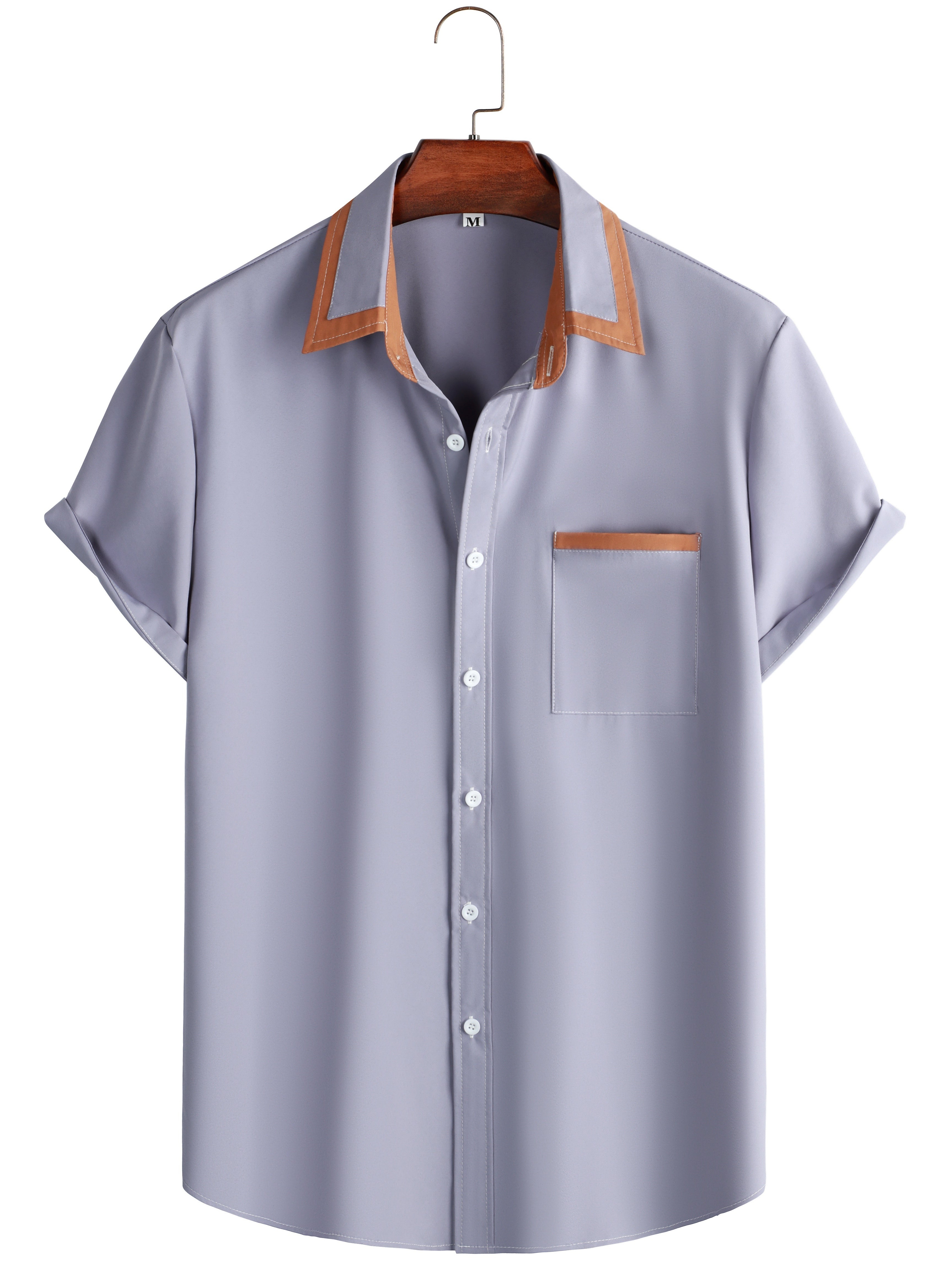New Lightweight Casual Short-Sleeve Shirt for Men for Spring And Summer.