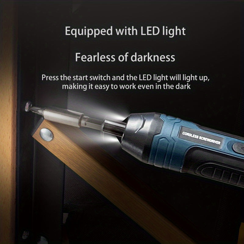 3.6V lithium cordless screwdriver Cordless Electric Screwdriver Set Power Screwdriver 4 torque setting