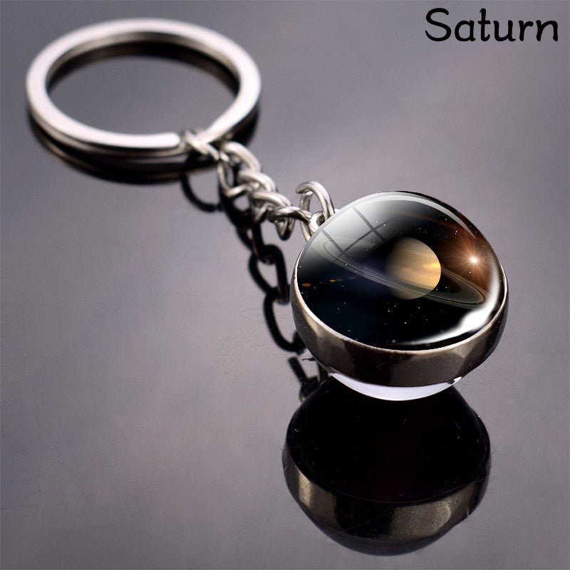 Solar System Eight Planets Keychain, Keychain Accessory, Astronomy Gift, Planet Keyring, Star Design, Durable Keyring, Celestial Keyring, Spacethemed Accessory, Collectors, Science Lovers