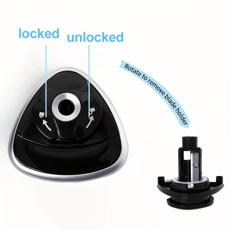 Automatic Electric Pencil Sharpener with Auto-Stop & Lead Breakage - Desktop Sharpener for Office &, No Needed, Compact Design, Sharpens Pencils in Seconds, Pencil Sharpener Electric, Supplies, Sleek Style, Waste Container