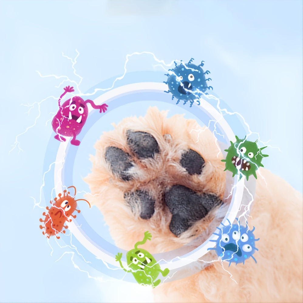 Portable Soft Silicone Pet Paw Cleaner Cup with Brush - Turquoise & Black Dog & Cat Paws Washing Cup, Non-Slip Base, Easy-Clean Durable Design for Indoor/ Use, Dirt & Debris Remover for Paws Before/After Walks, Dog Grooming,