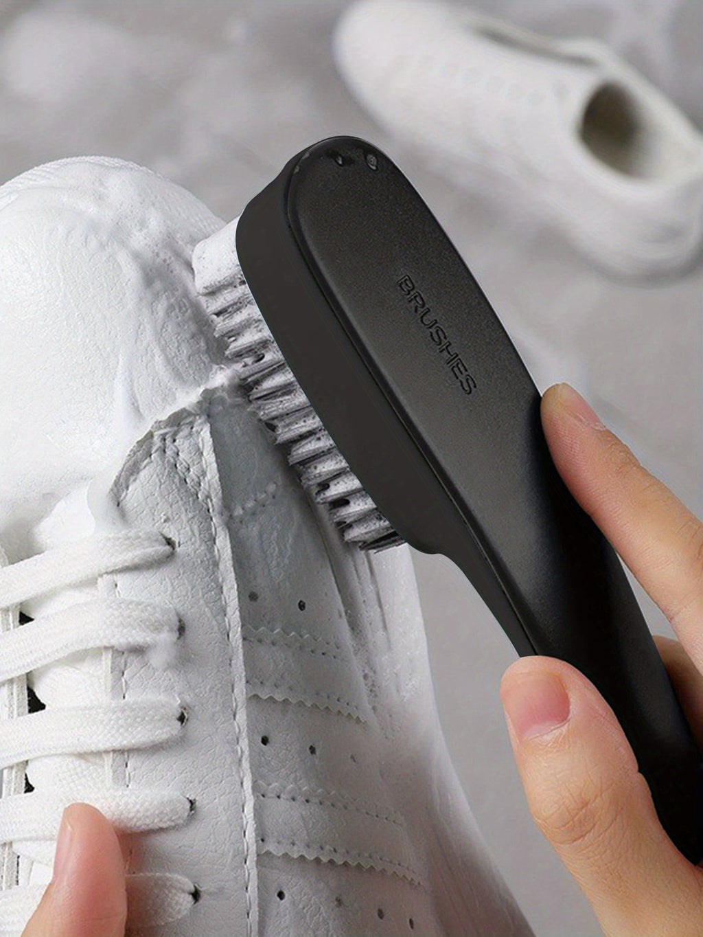 1PC Simple Shoe Cleaning Brush, Plastic Clothes Scrubbing Brush, Household Cleaning Tools