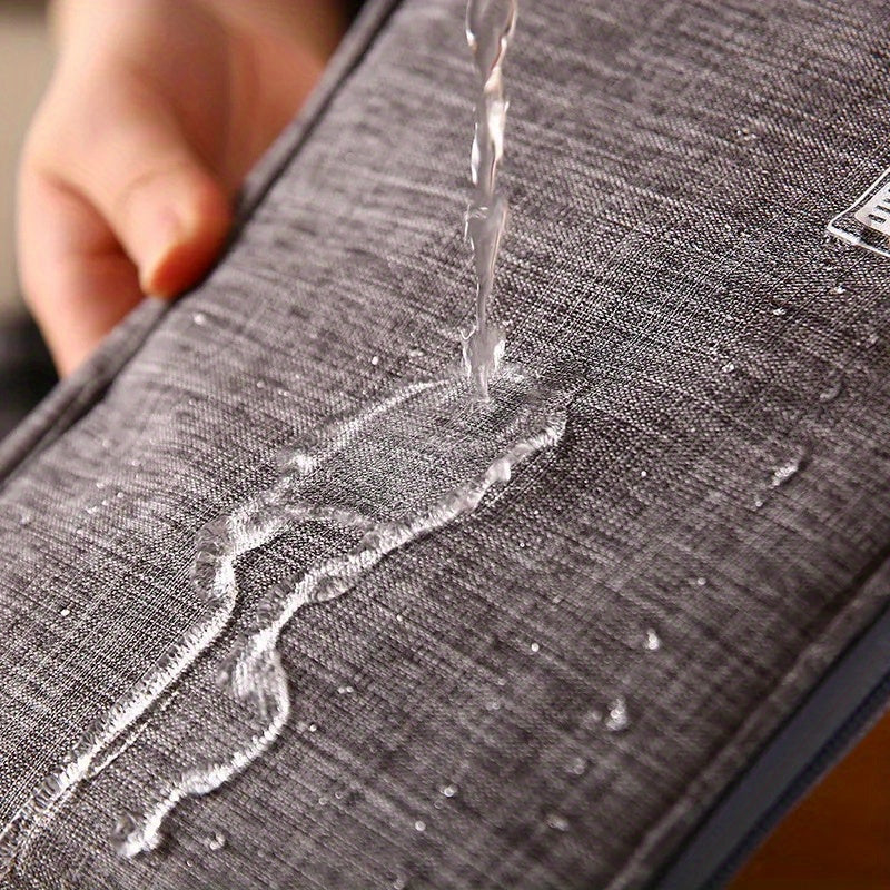 Large Capacity Electronics Organizer, Data Cable Power Storage Bag, Lightweight USB Charger Case & Travel Accessories