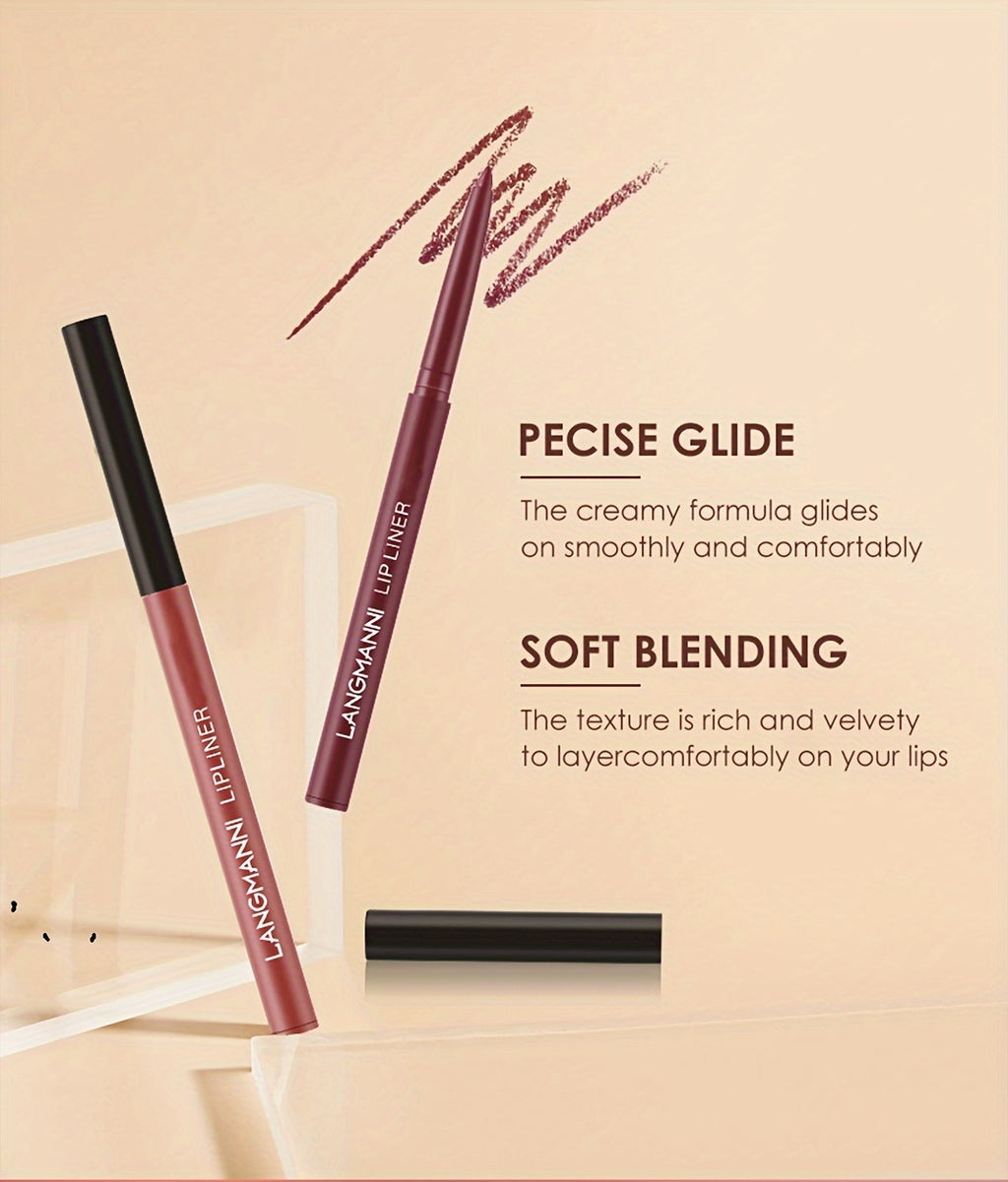 Combination Set of Lip Liner and Lip Gloss