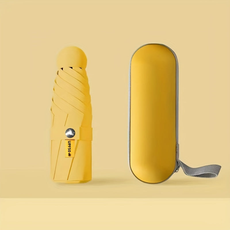 six-rib capsule umbrella, pocket umbrella