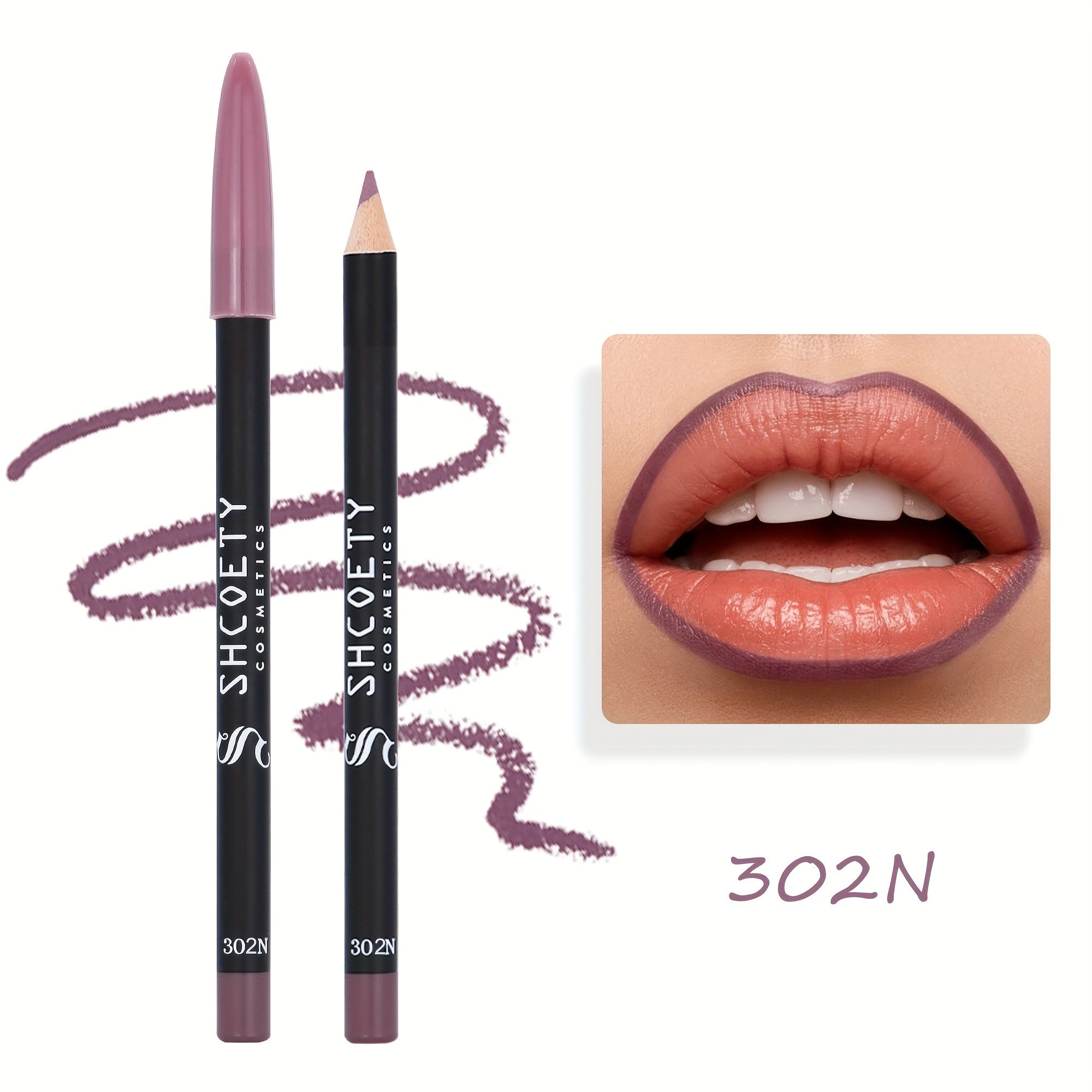 12-color Waterproof Matte Lip Liner, Long-lasting, Non-fading, Non-stick Cup, Not Easy To Take Off Makeup, Valentine's Day Gifts