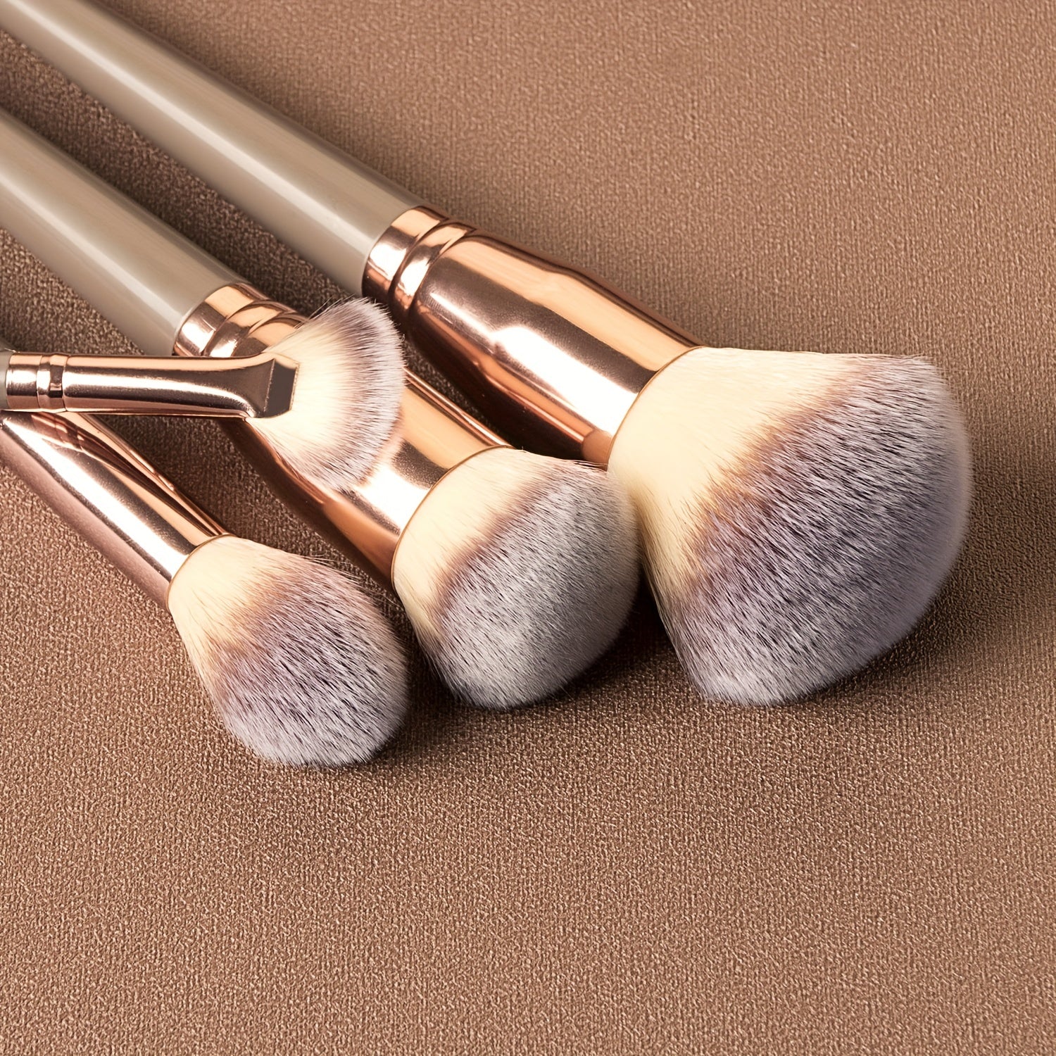 15PCS Professional Makeup Brush Set, Premium Synthetic Bristles Face Powder Blush Foundation Eyeshadow Blending Brushes Kit, Ideal For Makeup Beginner