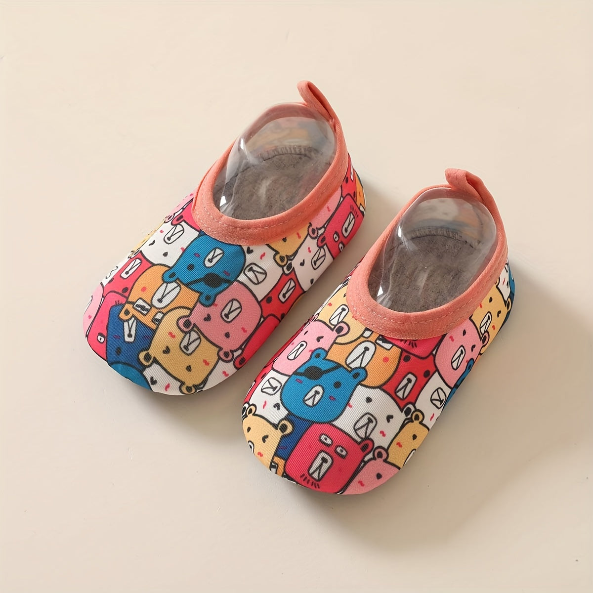 Baby Non-slip Floor Socks Cartoon Animal Print Shoes Socks For Toddler Boys And Girls, Trendy Socks