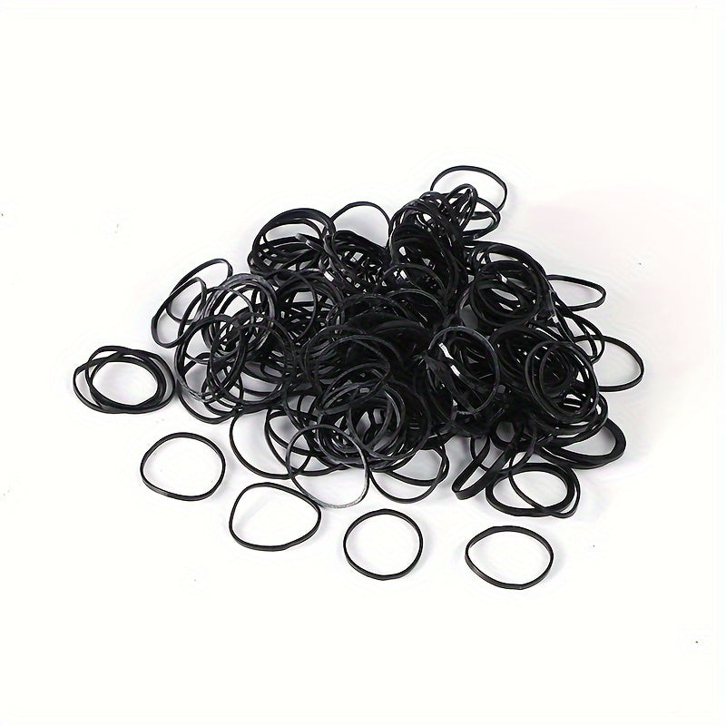 100 Pcs Small Rubber Bands Set Simple High Elastic Hair Rings Cute Mini Hair Scrunchies