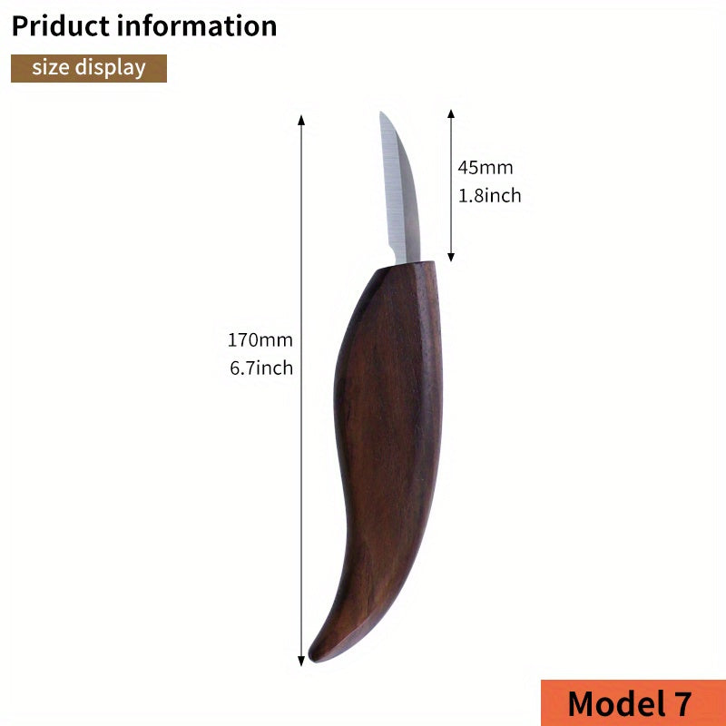 Chisel Carving Knife Woodcut DIY Hand Wood Carving Tools Woodcarving Cutter Knives Peeling Woodworking Spoon Hand Tools Worker