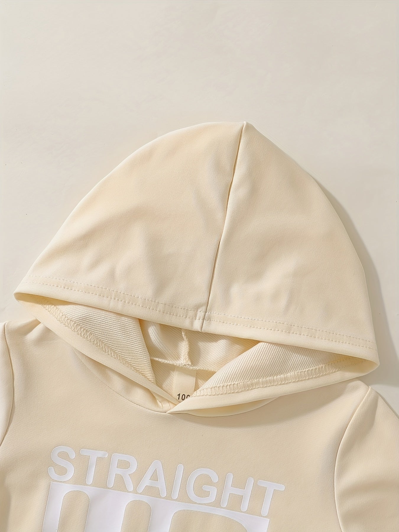 Boy's Casual Hoodie With Slogan + Camo Pants For Autumn & Winter Daily And Outdoor Wear