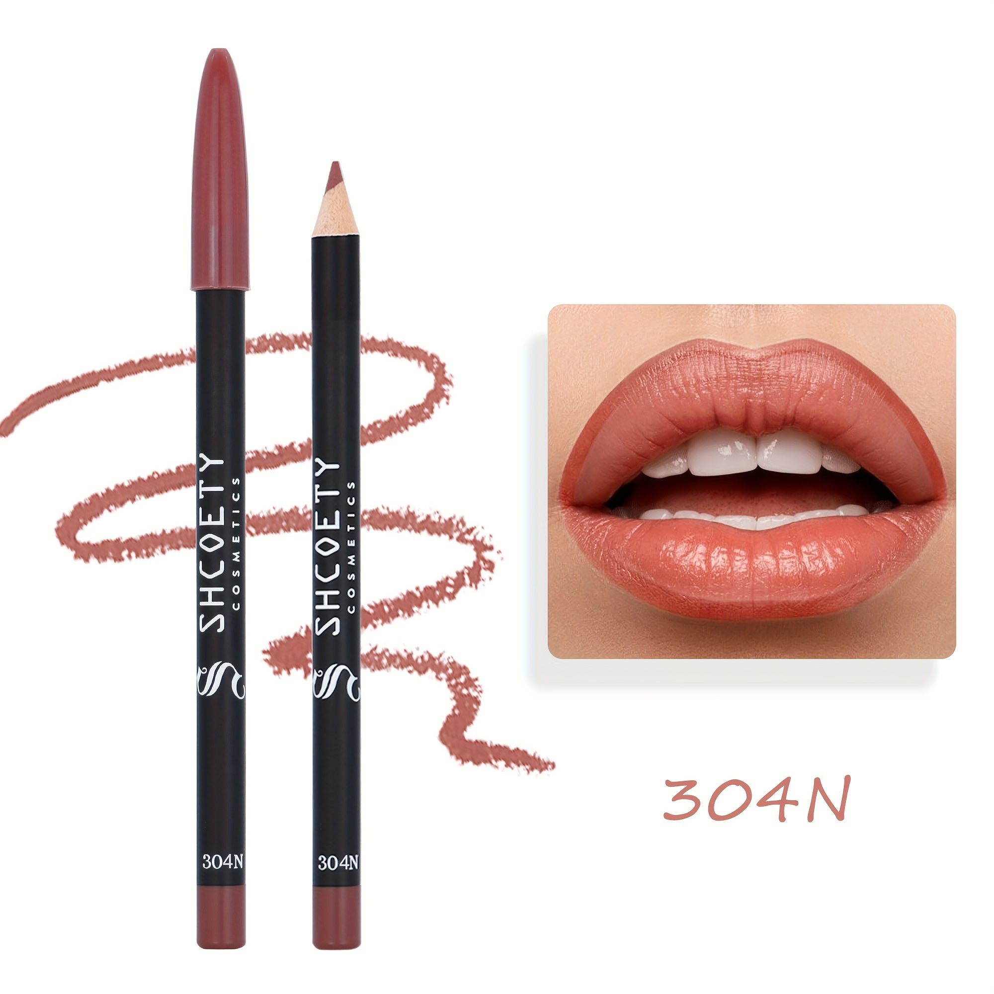 12-color Waterproof Matte Lip Liner, Long-lasting, Non-fading, Non-stick Cup, Not Easy To Take Off Makeup, Valentine's Day Gifts