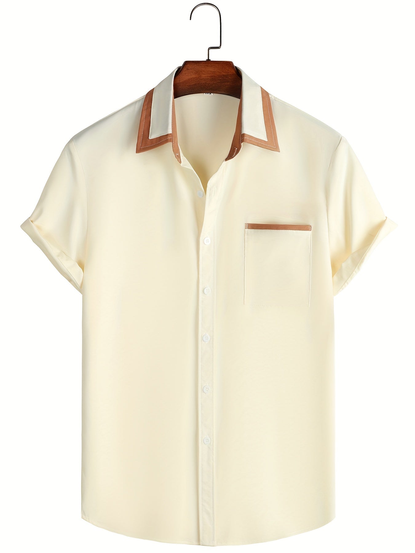 New Lightweight Casual Short-Sleeve Shirt for Men for Spring And Summer.