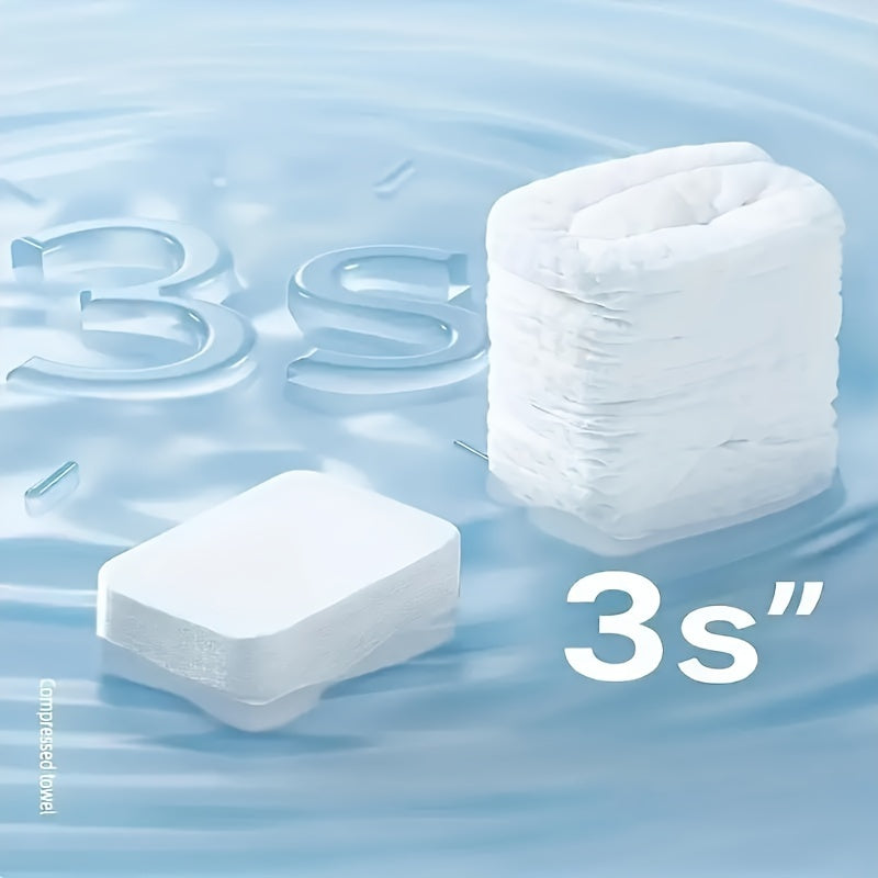 7/14pcs Portable Compressed Disposable Towels, Thickened Compressed Disposable Facial Tissues, Perfect For Travel And Home Use