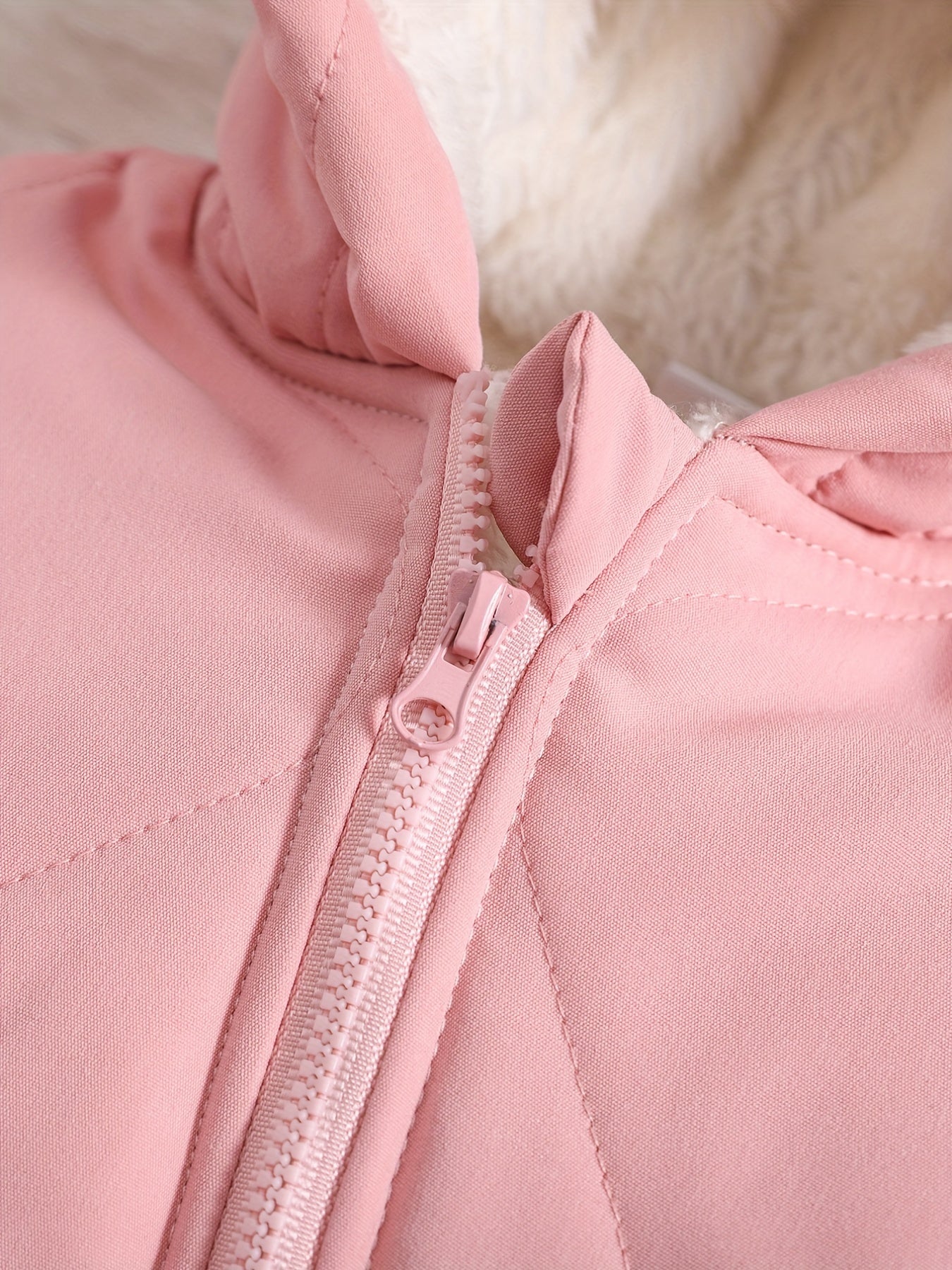 Baby Thickened Romper Autumn and Winter Outdoor Suit Newborn Set with Fleece Lining Zipper for 0-1 Year Old Youngsters' Clothes Christmas/Halloween/Thanksgiving Day, for Outdoor