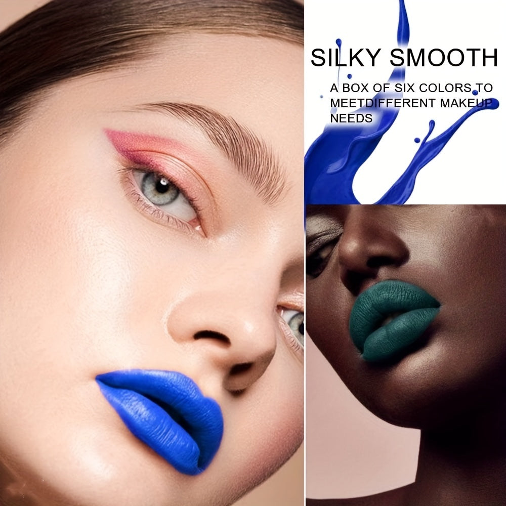 Punk Cool Matte Lipstick - Dark Purple, Chocolate, And Black Tones - Perfect For Halloween And Costume Makeup For Mother's Day Gifts For Music Festival