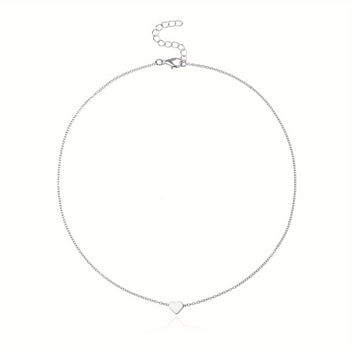 A Simple And Delicate Golden Heart Pendant Necklace That Goes Well With Everything.