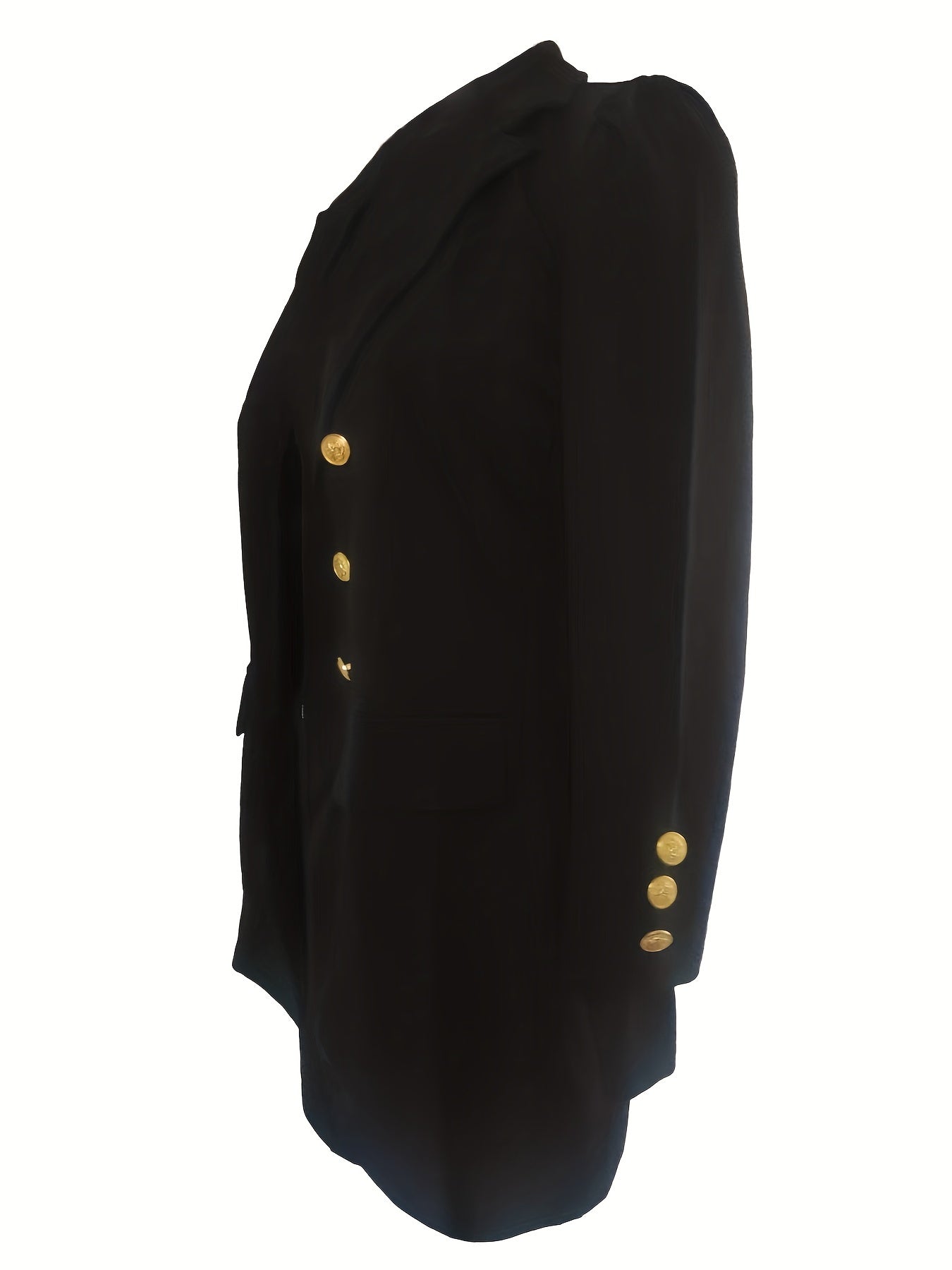 Blazers Two-piece Set, Casual Fashion Solid Loose Long Sleeve Blazers & Mini Skirt, Women's Clothing