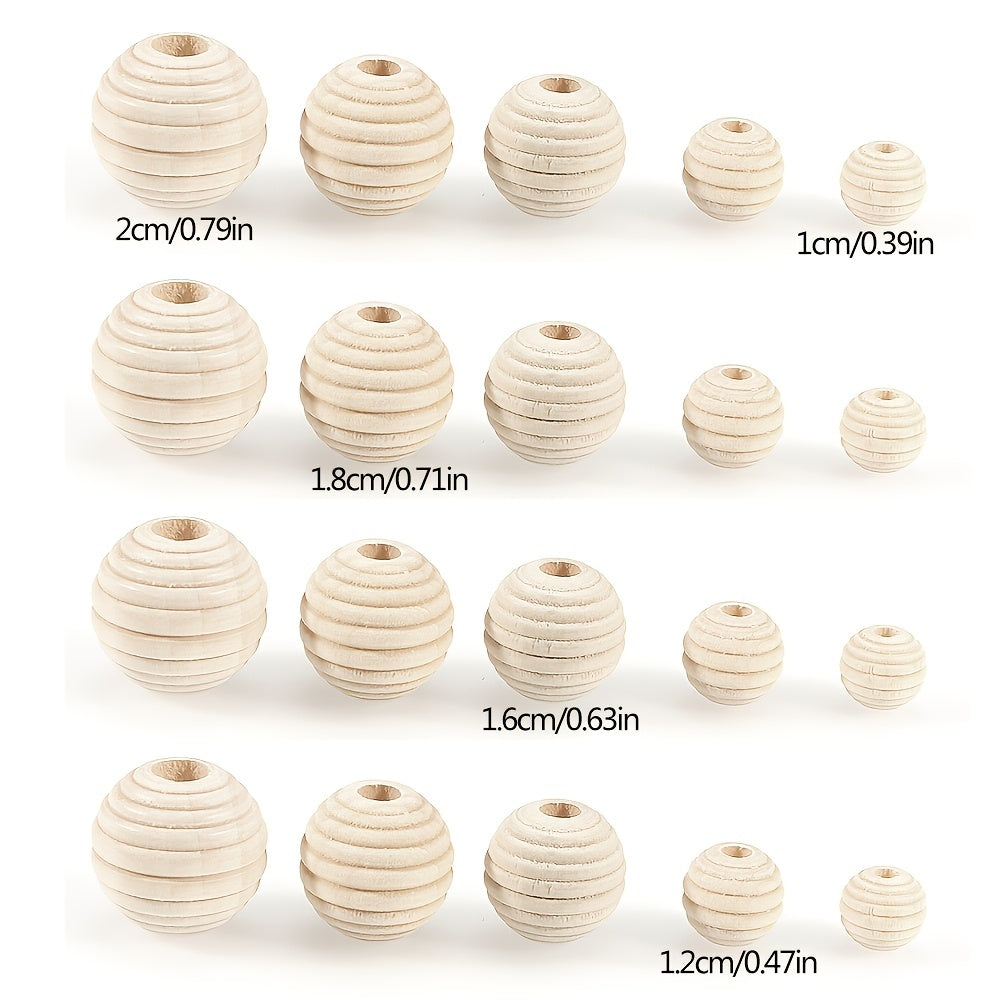 Multi-size Wooden Beads DIY Jewelry Making Hand Craft Fine Jewelry Wooden Jewelry