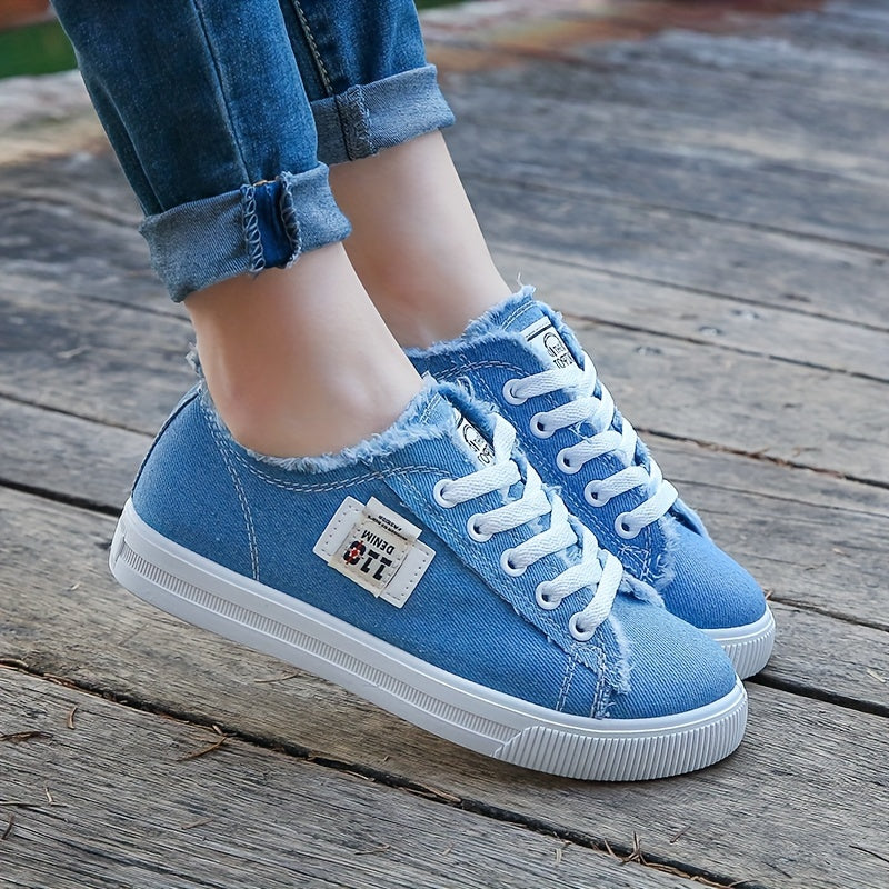 Women'S Casual Round Toe Solid Color Canvas Shoes, Small White, Flat Bottom, PVC Sole, Fabric Upper And Insole, Hand Wash, No Dry Clean, Spring, Autumn, All Season 2022