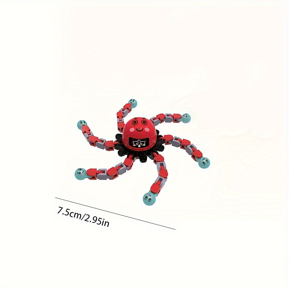 Mechanical Fidget Spinners with Strange Face Robot Gyro Toys Christmas Stocking Stuffers Gifts