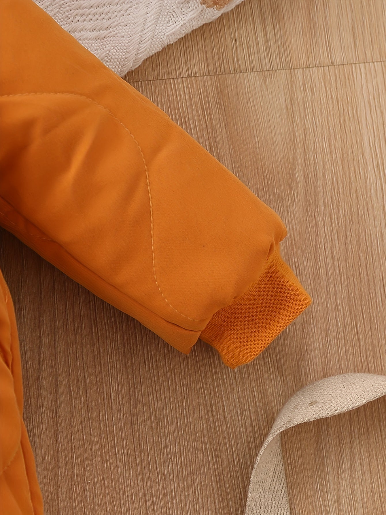 Baby Thickened Romper Autumn and Winter Outdoor Suit Newborn Set with Fleece Lining Zipper for 0-1 Year Old Youngsters' Clothes Christmas/Halloween/Thanksgiving Day, for Outdoor