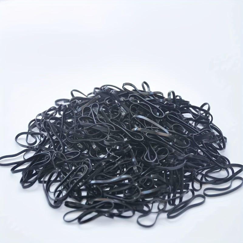 100 Pcs Small Rubber Bands Set Simple High Elastic Hair Rings Cute Mini Hair Scrunchies