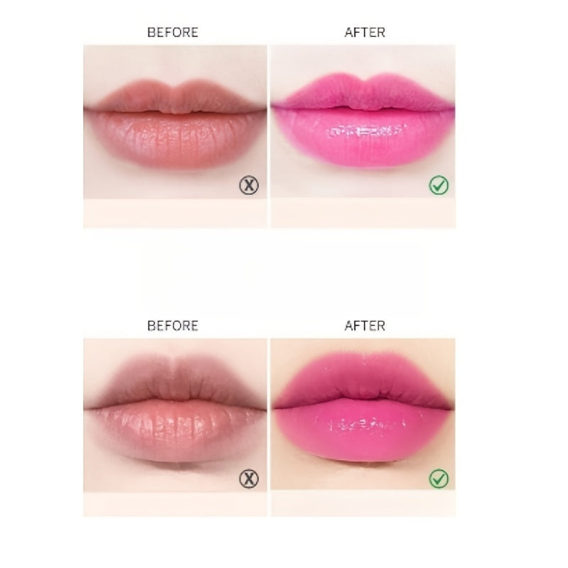 Rose Blue Body Temperature Color Changing Lipstick Non Fade Non-stick Cup Long Lasting Color Rendering Natural Lip Makeup Valentine's Day Gifts Contain Plant Squalane