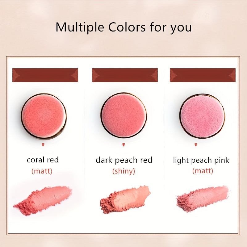 ROUSE Blusher Powder Natural Cheek Rouge Face Powder Nude Makeup Brightening Complexion Repair Moisturizing Nourishing