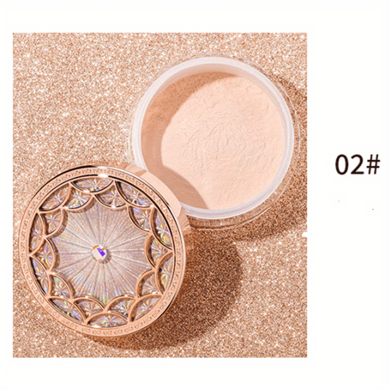 for MACK Andy Matte Finish Makeup Setting Powder – Smooth, Natural, Long-Lasting Coverage for All Skin Tones, Ivory to Rose, Lightweight & Oil-Control Compact with Intricate Design, Skin Brightening Product | Elegant Compac