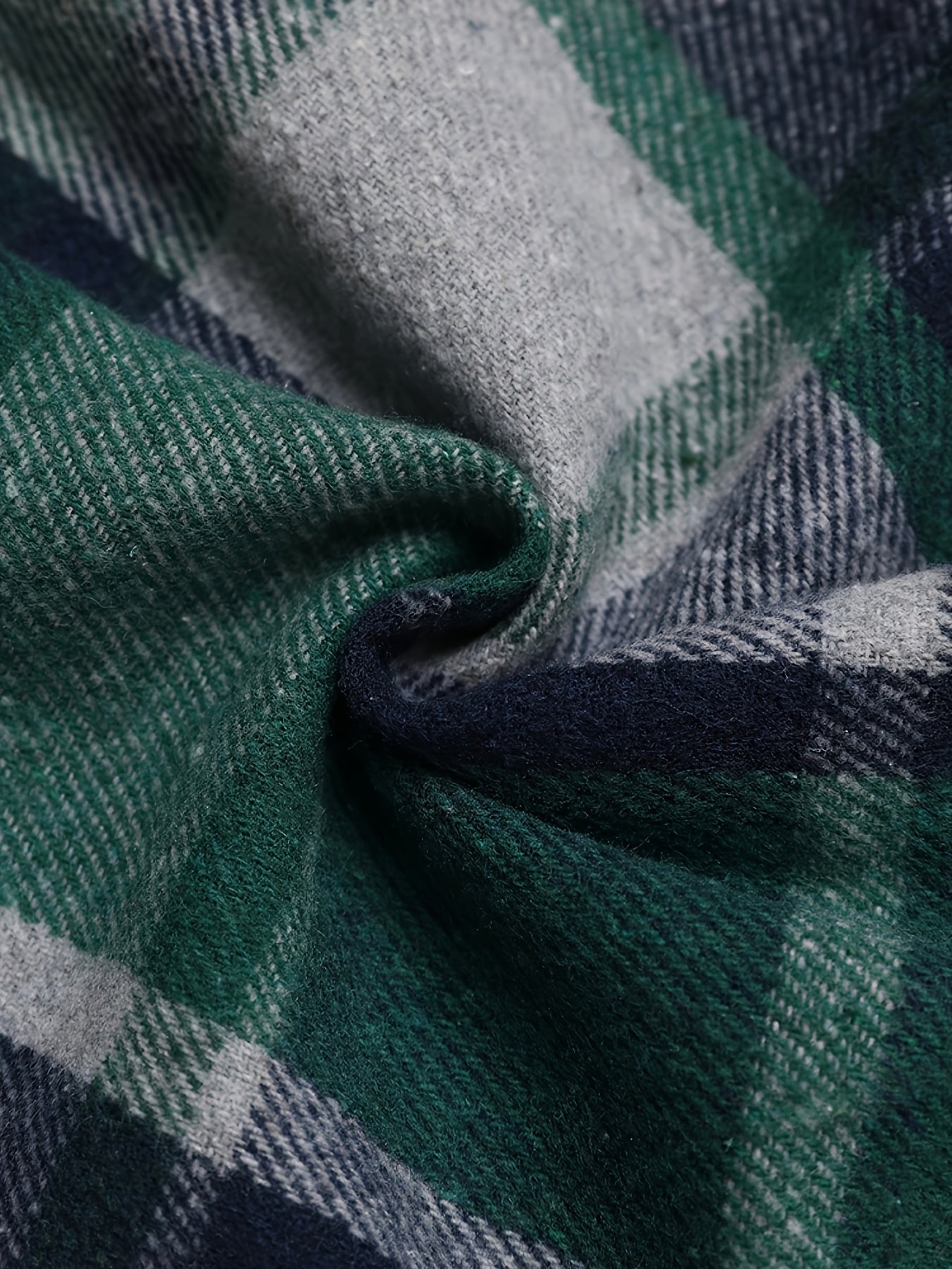 Plaid Button Down Long Sleeve Lapel Coat, Fashion Winter Blazer, Women's Clothing