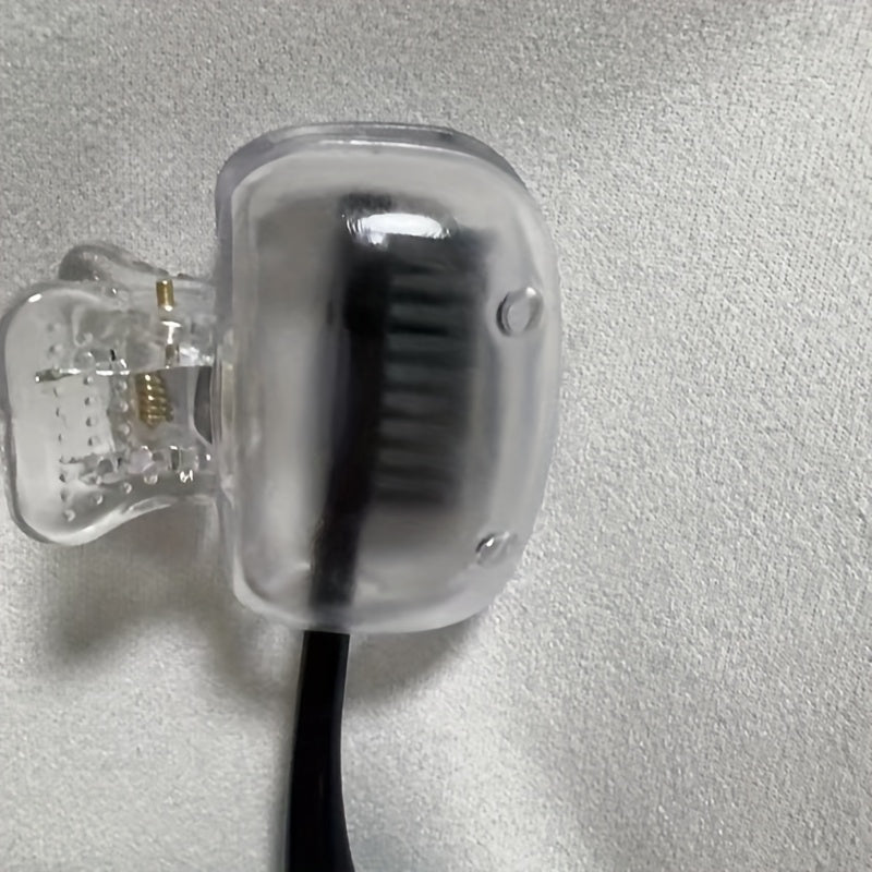 1pc TravelMate Portable Toothbrush Holder with Cap, Formaldehyde-Free, Snap-On Protective Travel Case for Oral Health, Essential Toothbrush Storage Clip for Home and Travel Use