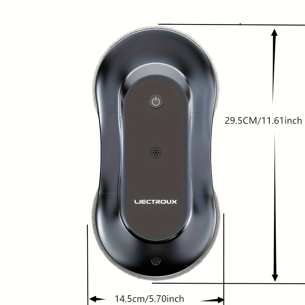 Robot Window Cleaner Liectroux YW810, 2-Way Water Spray, Ultra-thin, Robot Vacuum Cleaner For Windows, Home Electric Glass Washer & Wiper, Dry & Wet Mopping, AI Route, Brushless Motor, APP & Remote Control, Quadruple Security