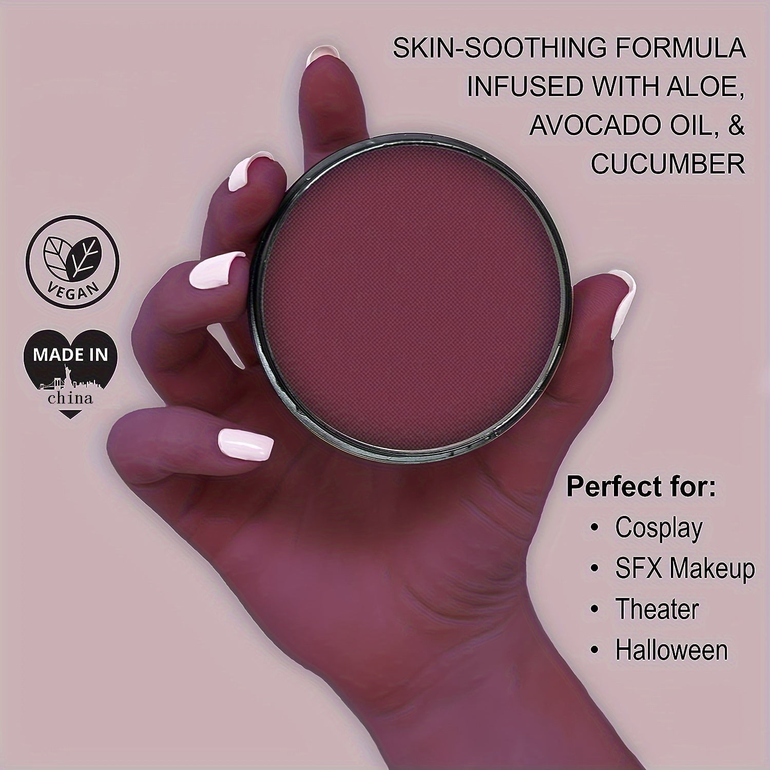 Perfect For Stage & Screen Performances, Face & Body Paint, Special Effects, Beauty, Cosplay & Halloween Makeup Water Activated Face Paint & Body Paint