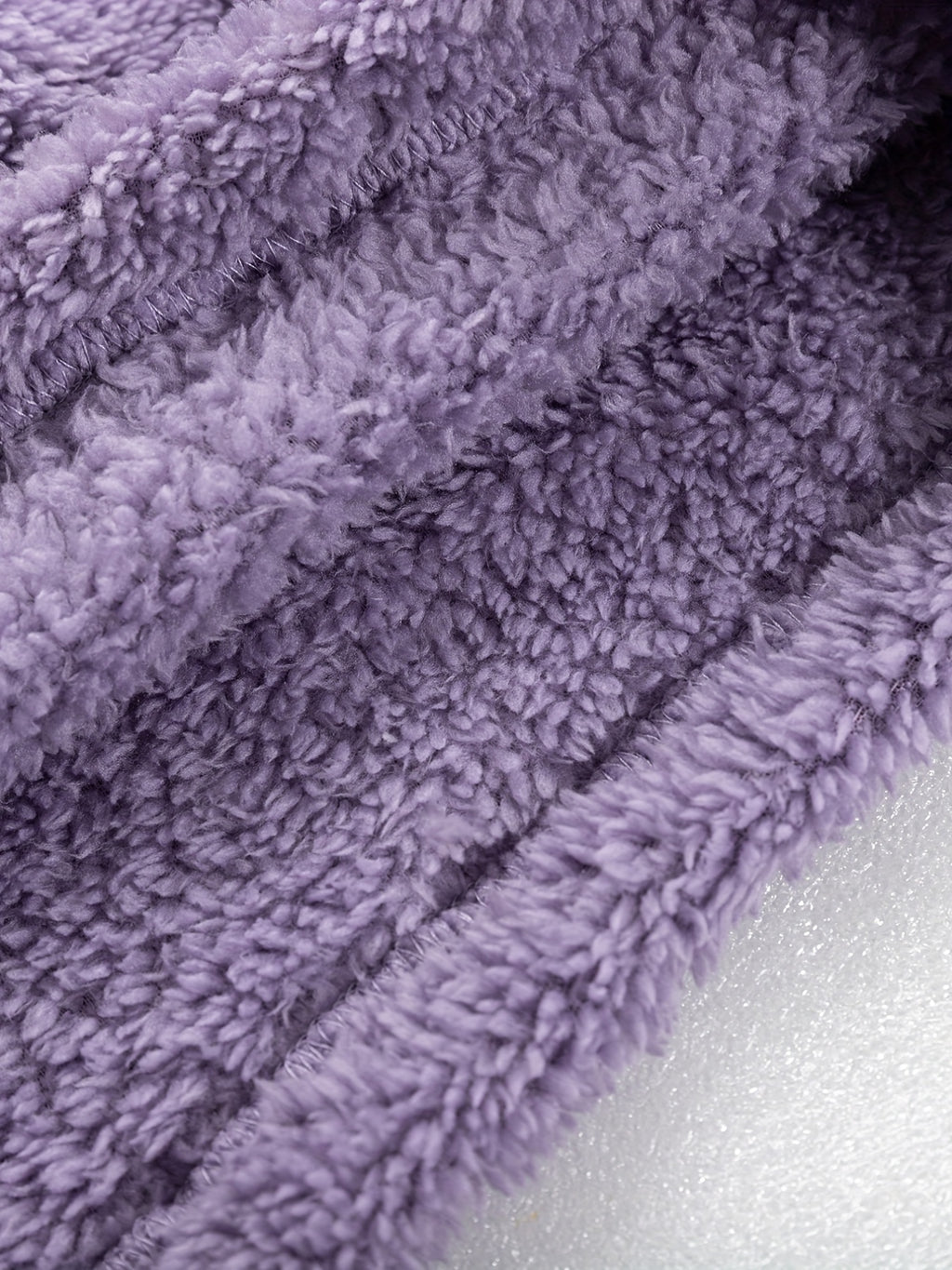 Warm Fuzzy Pajama Set, Long Sleeve Hooded Robe & Tank Top & Drawstring Shorts, Women's Sleepwear & Loungewear