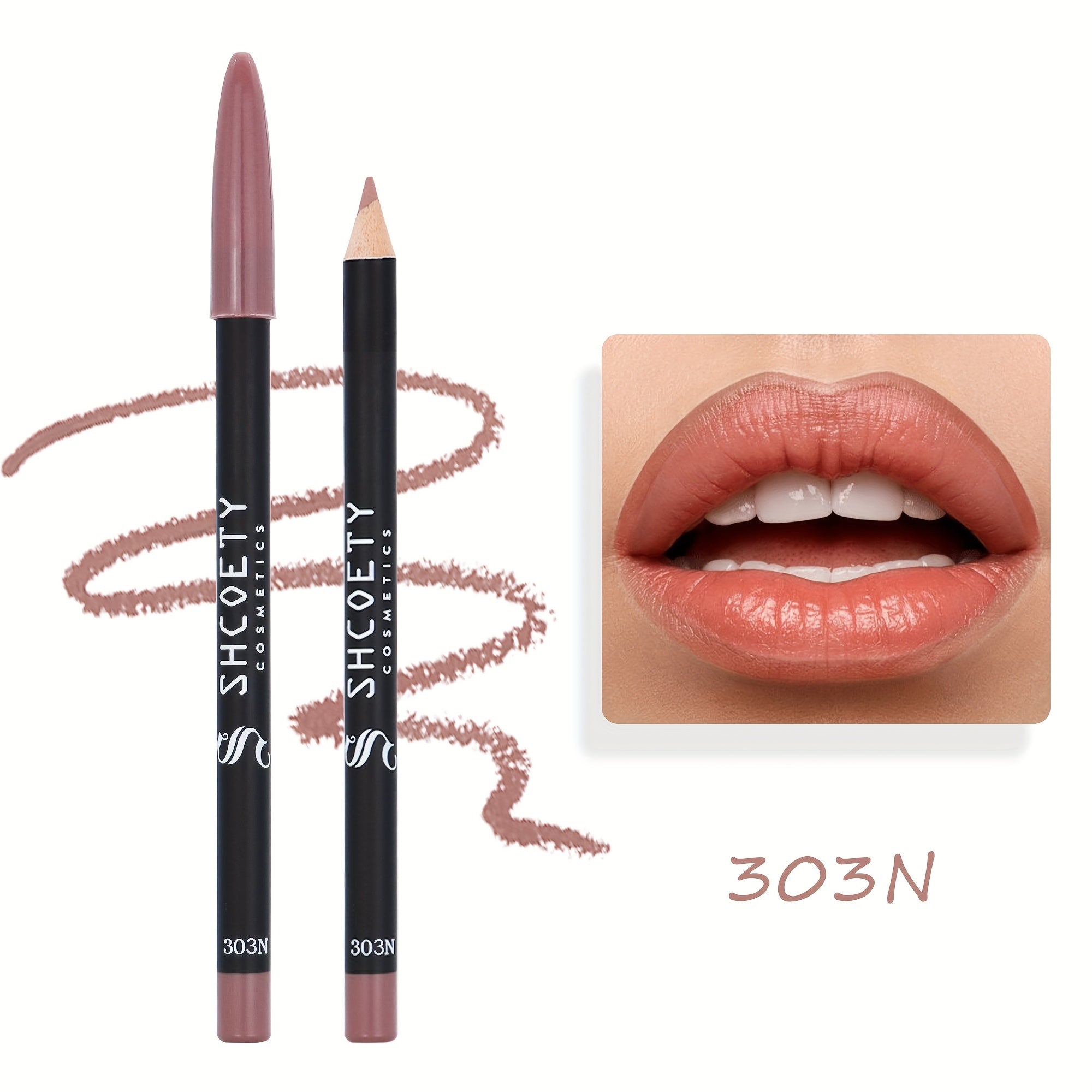 12-color Waterproof Matte Lip Liner, Long-lasting, Non-fading, Non-stick Cup, Not Easy To Take Off Makeup, Valentine's Day Gifts
