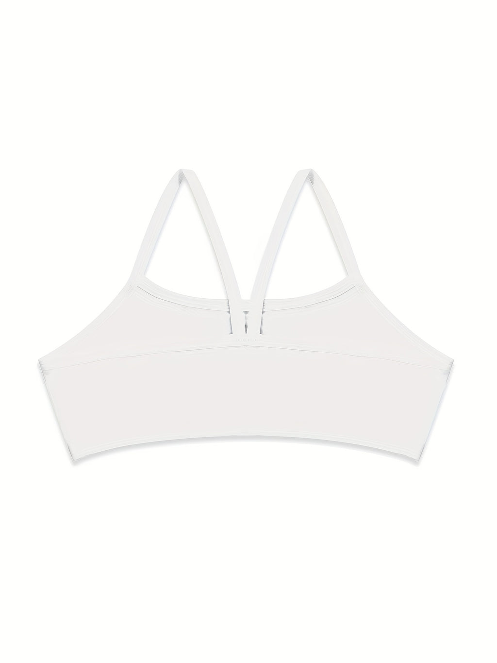Holiday Style 4pcs Girls Training Bras Stretchy Sports Bralette Sleeveless Crops Tank Tops Underwears For 6-14 Years Old Kids