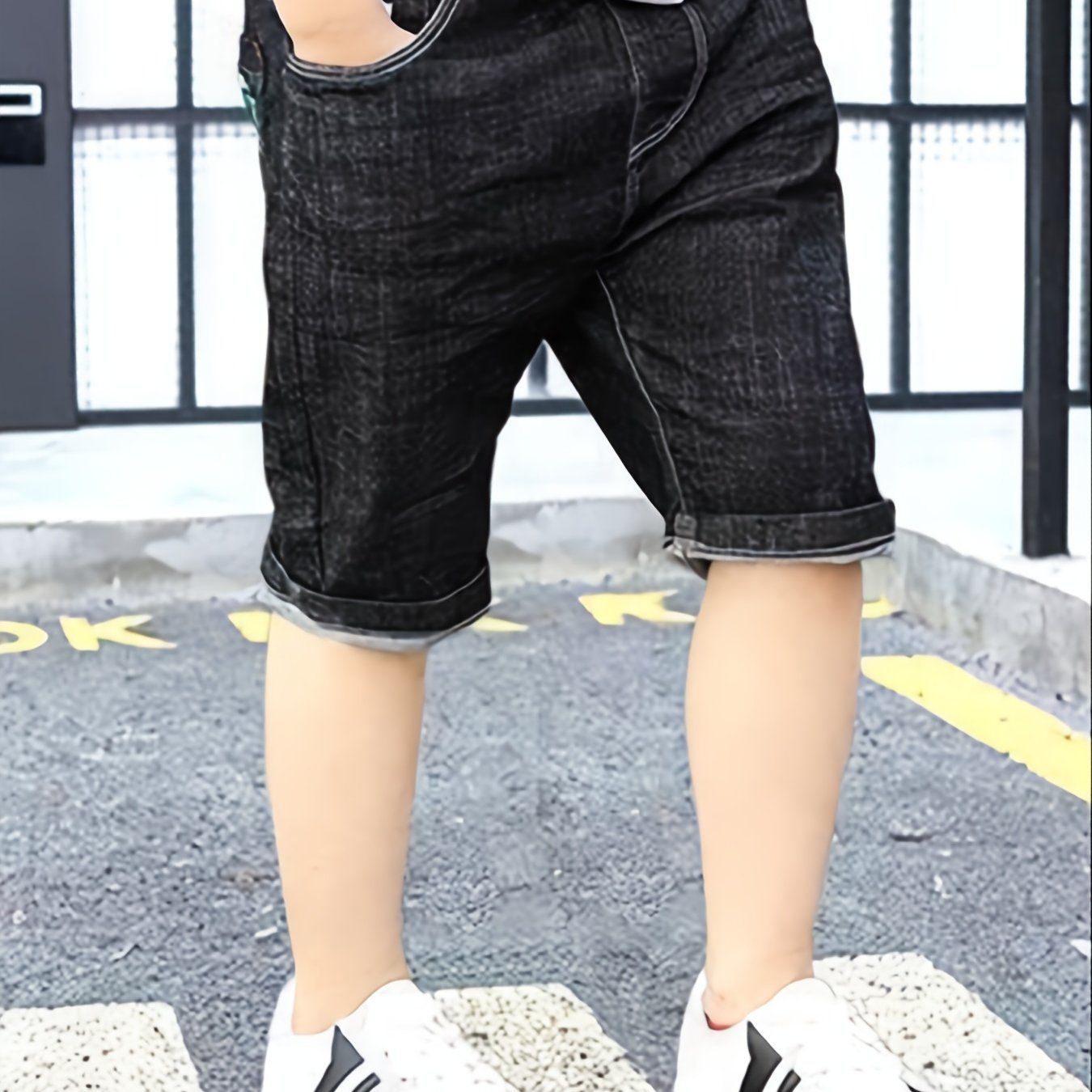 Boys Casual Simple Thin Denim Shorts For Summer Kids Clothes