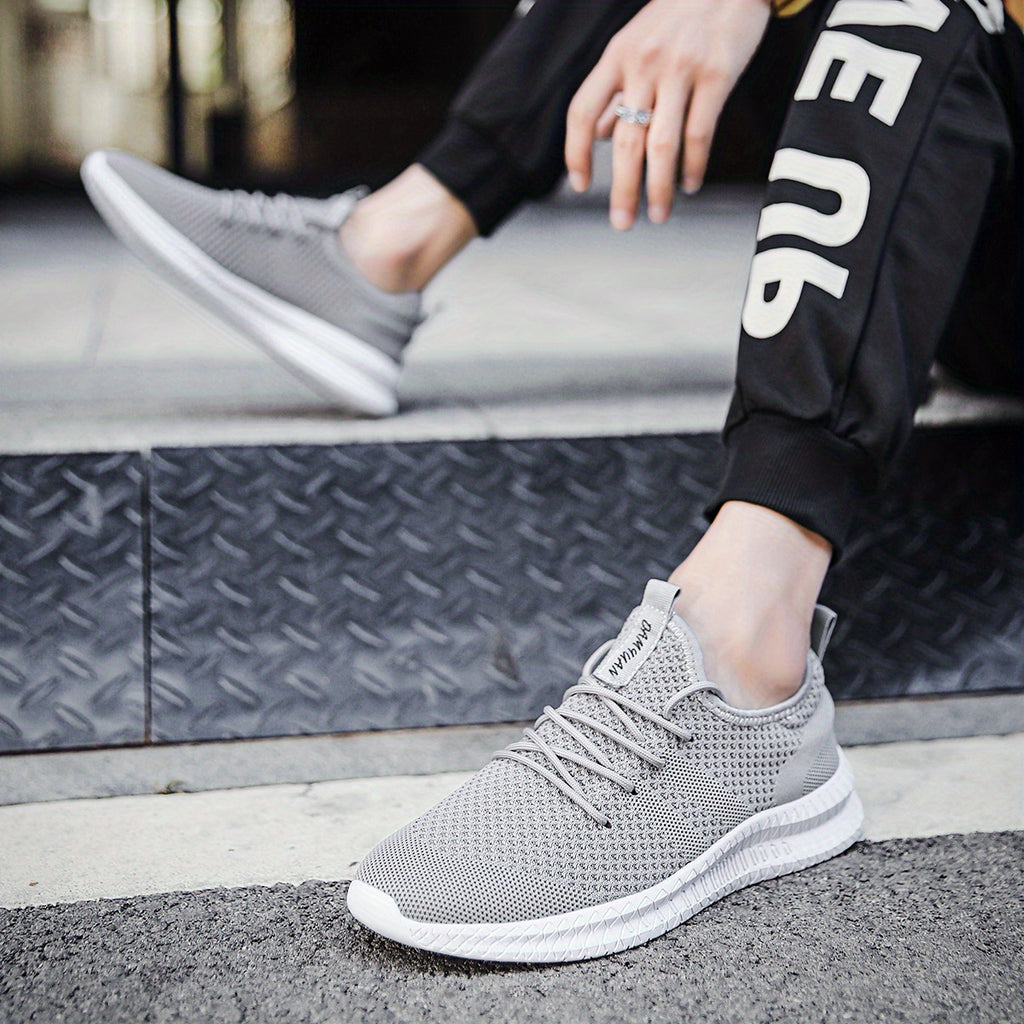 Men'S Outdoor Knitted Running Shoes