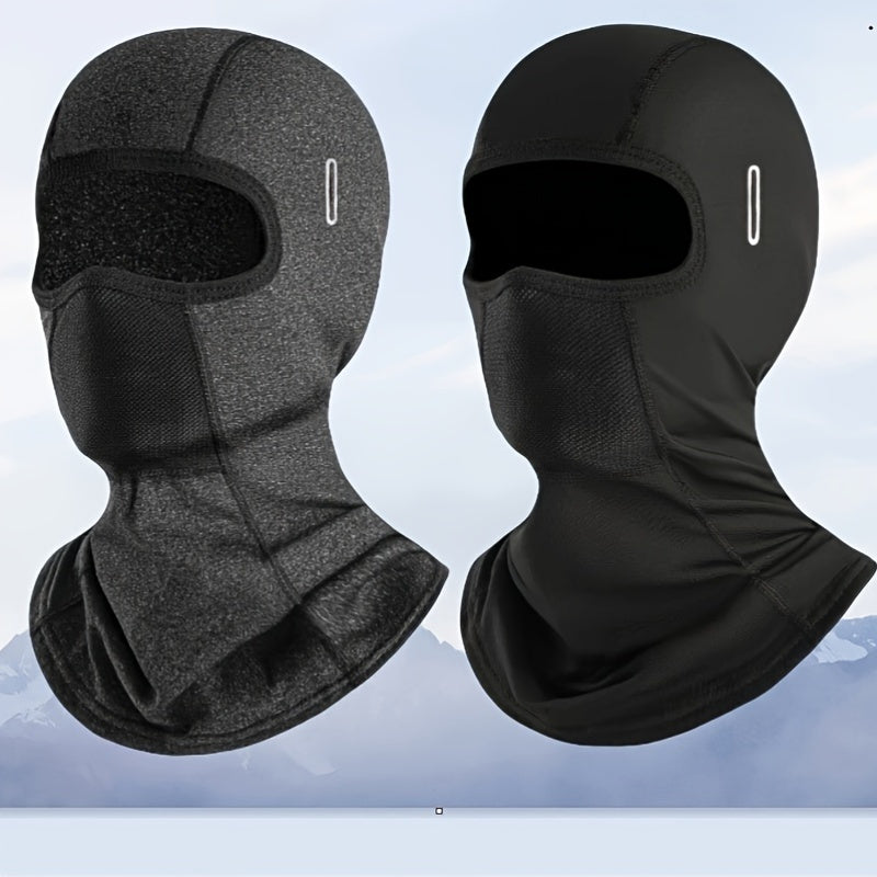 [Motorcycle Riding Balaclava] Breathable & Warm Motorcycle Riding Balaclava Neck Gaiter - Adjustable Ear Loops, Full Face Coverage for Winter Sports, Skiing, and Street Bikes, Skiing Accessory, Sleek Design, Flexible Fit