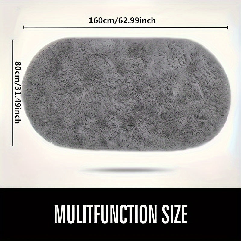 Oval bedroom bedside, bed end mat, living room coffee table mat