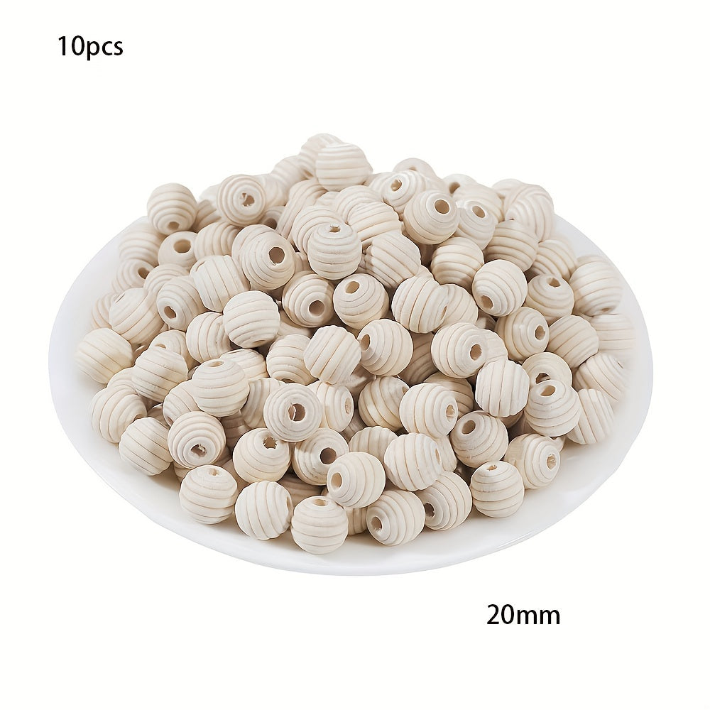 Multi-size Wooden Beads DIY Jewelry Making Hand Craft Fine Jewelry Wooden Jewelry