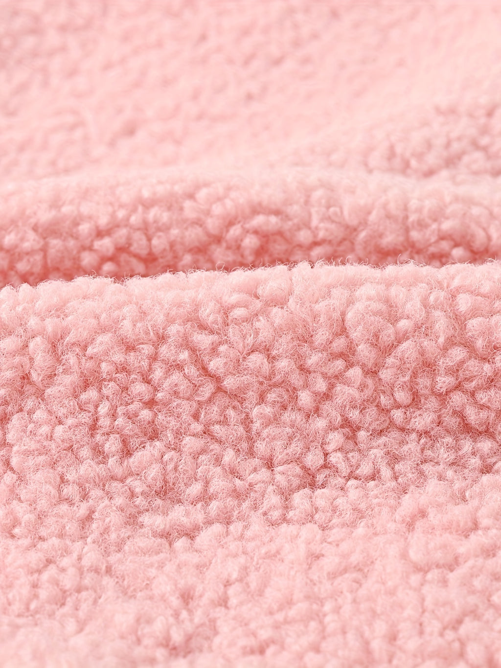 JOMAKE Girls' Winter Coat - Pastel Pink & Ombre Jacket with Button Front Closure, Soft Fleece-Lined Lapel Collar, Non-Stretchy Fabric for Everyday & Formal Events, Long Sleeve Casual Outerwear for School, Travel - Cute Korean