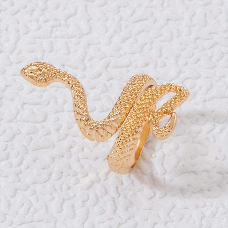 Snake Ring Punk Style Animal Design Hand Jewelry For Men Women Unisex Jewelry