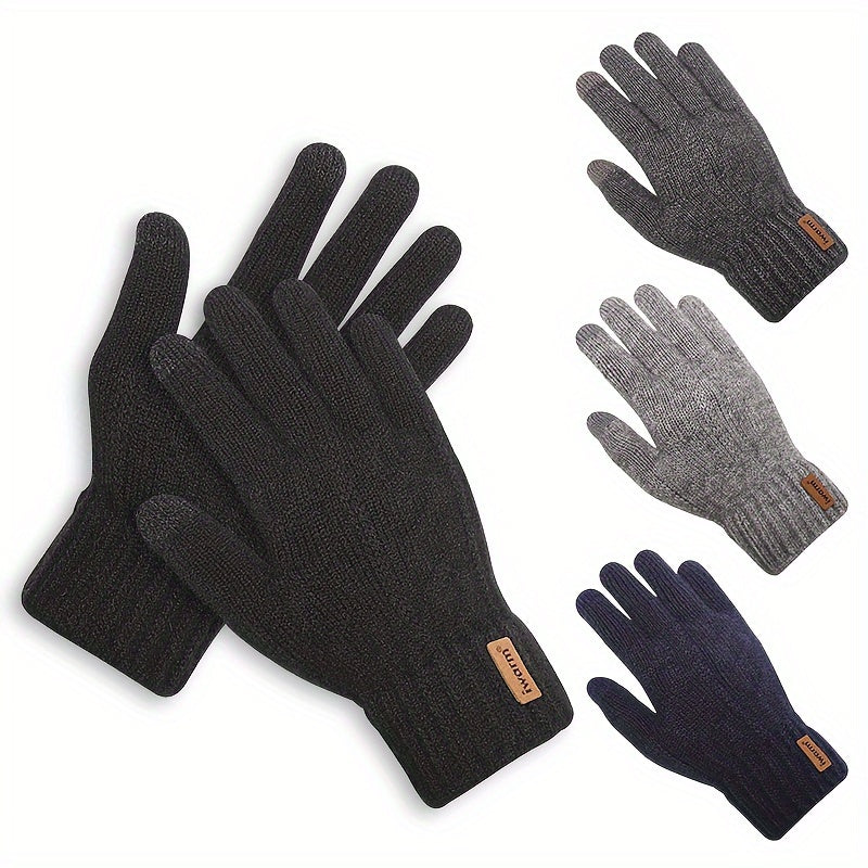Unisex Alpaca Gloves - Warm, Touchscreen Compatible, Ideal for Winter, Office, Travel, Cycling - Machine Washable, Professional Dry Clean, Office Gloves | Stylish Gloves | Soft Gloves