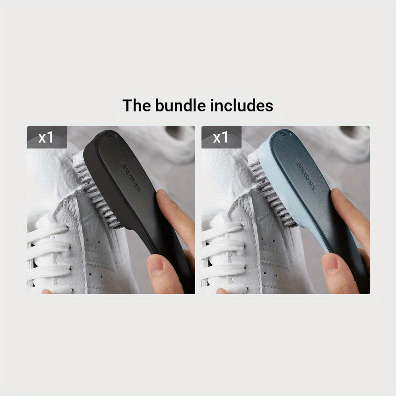 1PC Simple Shoe Cleaning Brush, Plastic Clothes Scrubbing Brush, Household Cleaning Tools