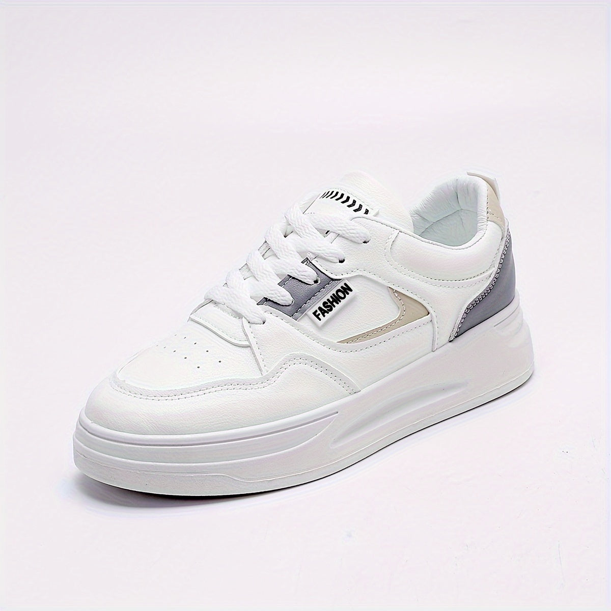 Women's Lightweight Sneakes, Low Top Lace Up Platform Casual Shoes, Women's Fashion Footwear
