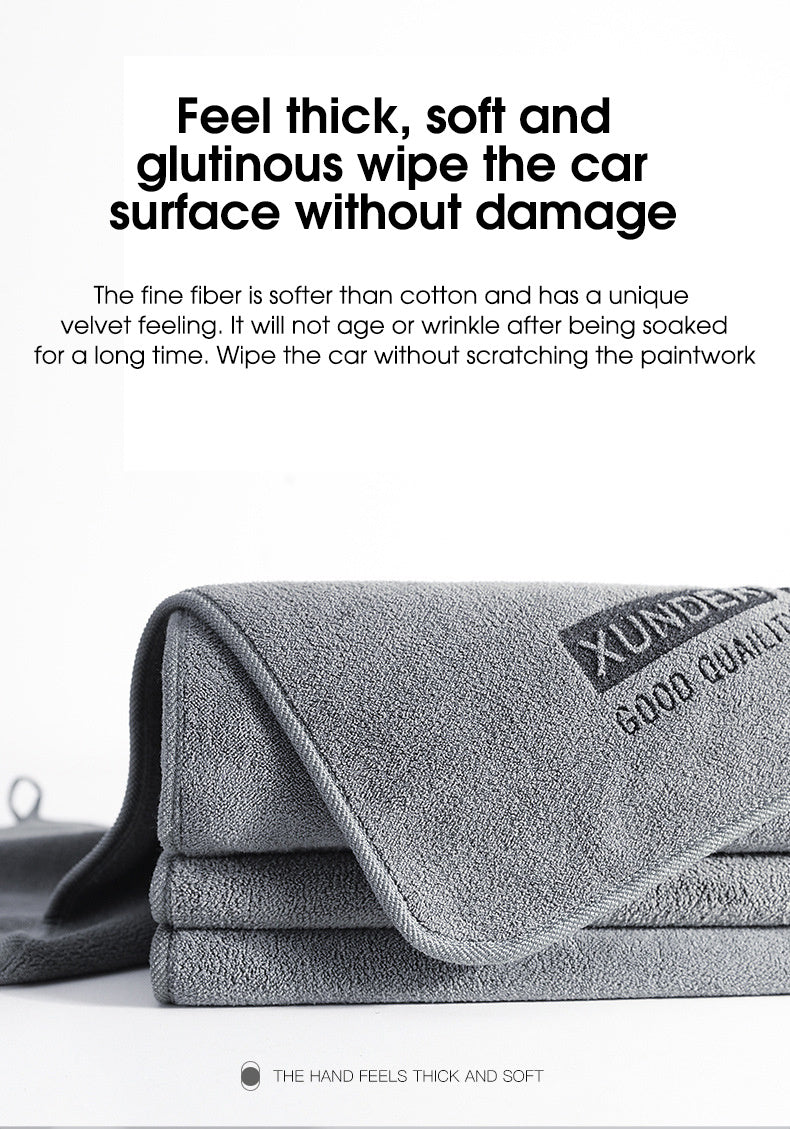 Professional-Grade Car Wash Towel Microfiber Double-Sided Car Wash With Towel Towel Car Cloth Absorbing Water Without Hair Loss Thickened Towel