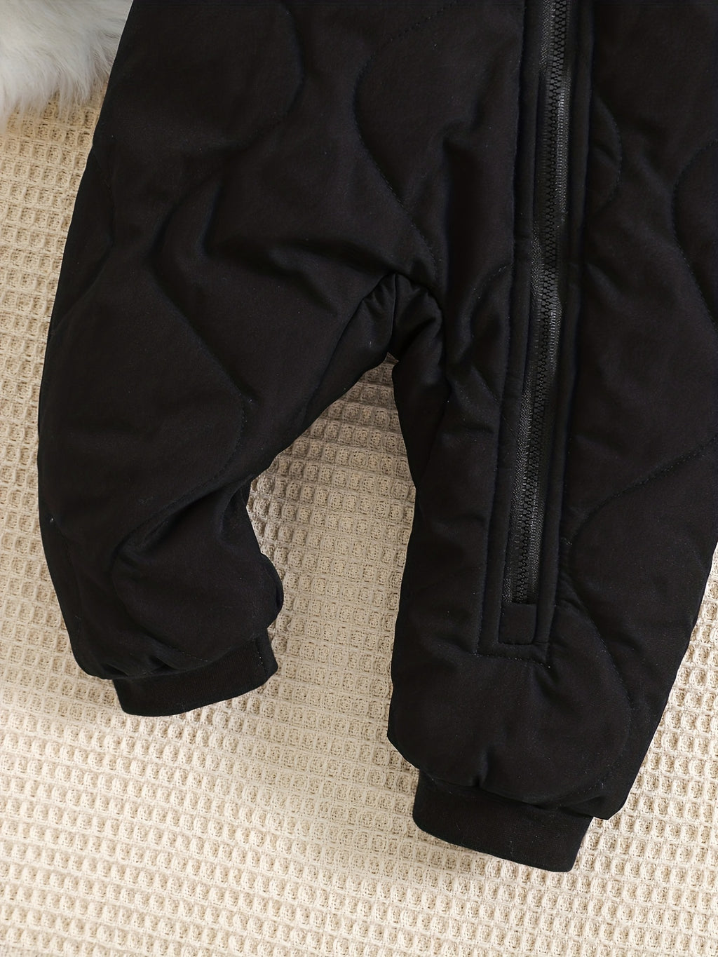 Baby Thickened Romper Autumn and Winter Outdoor Suit Newborn Set with Fleece Lining Zipper for 0-1 Year Old Youngsters' Clothes Christmas/Halloween/Thanksgiving Day, for Outdoor