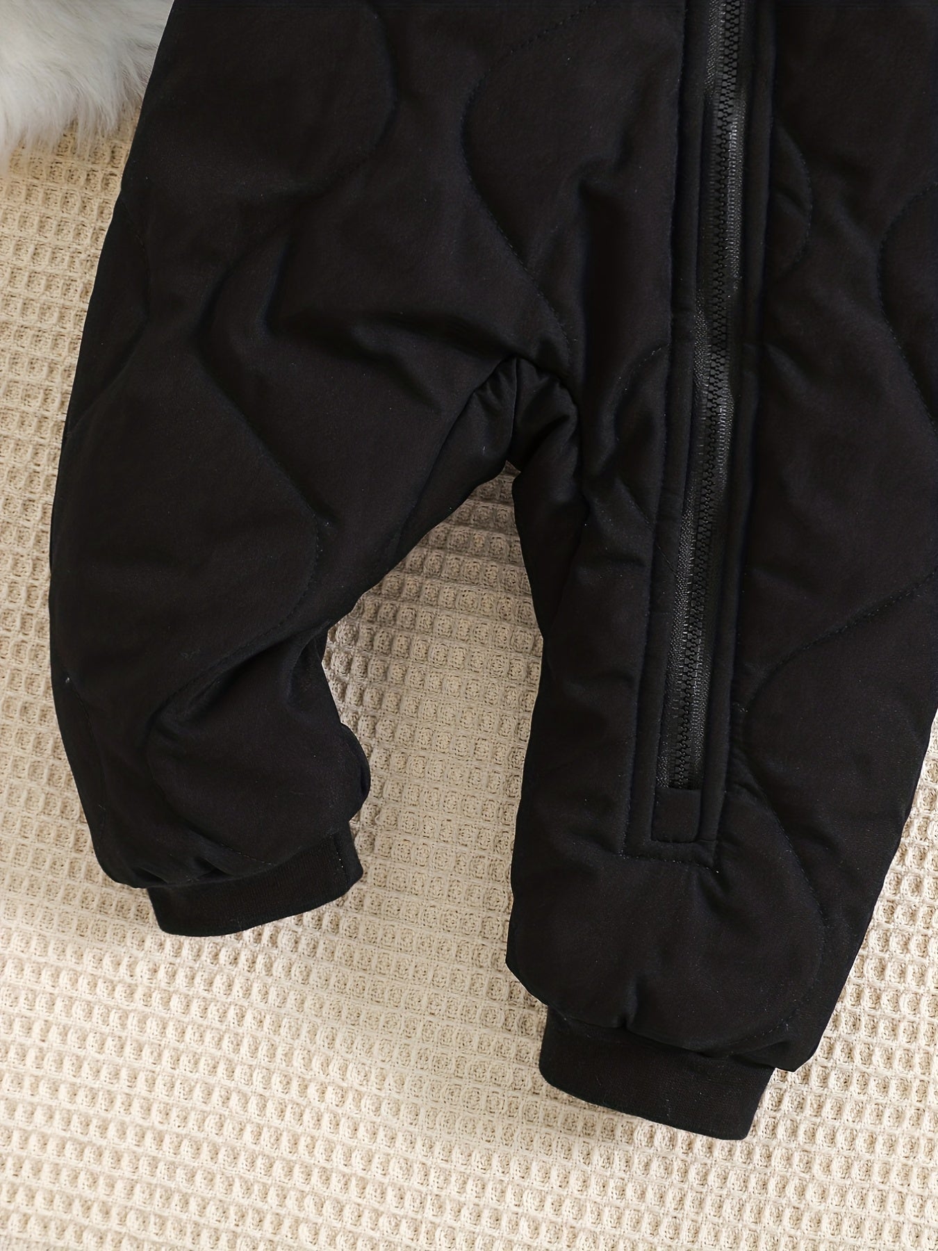 Baby Thickened Romper Autumn and Winter Outdoor Suit Newborn Set with Fleece Lining Zipper for 0-1 Year Old Youngsters' Clothes Christmas/Halloween/Thanksgiving Day, for Outdoor